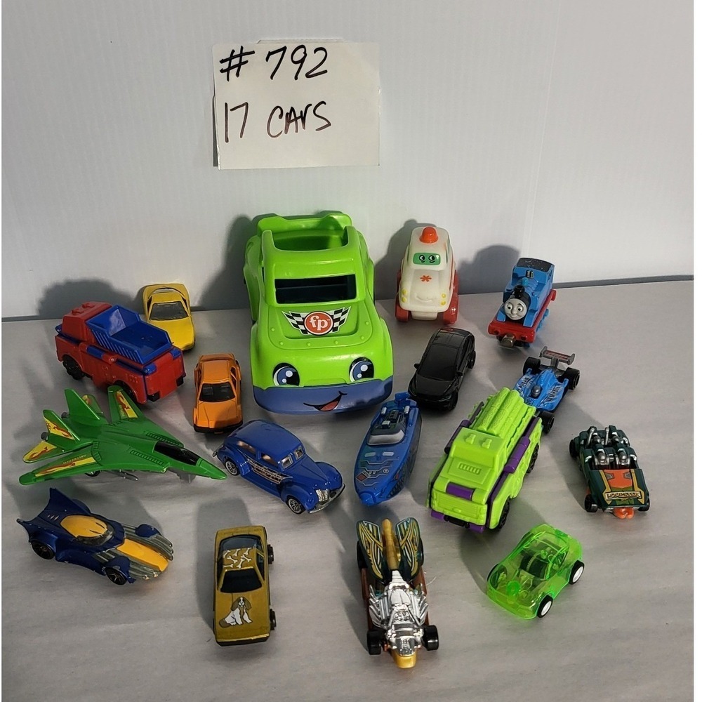 Lot of 17 Toy Cars and Vehicles Including Fisher Price, Thomas the Tank Engine - Picture 5 of 5